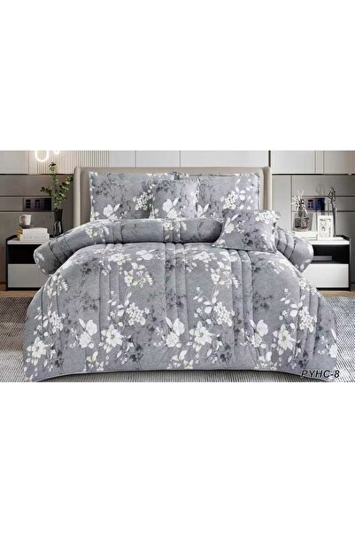 SFT Summer Tree Patterned Microfiber Bedspread and Bed Sheet Set 220*240cm