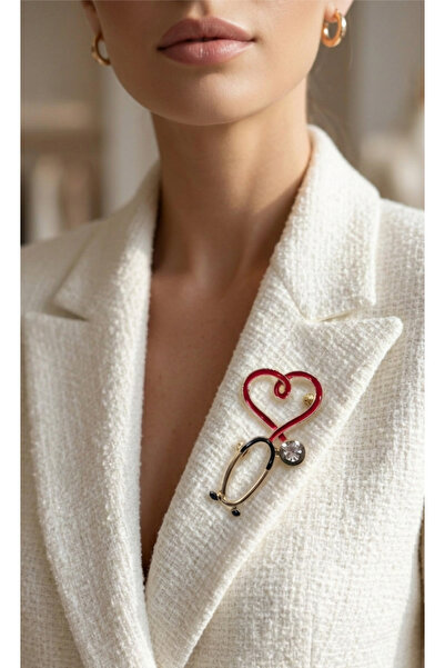 WOONA Doktor & Hemşirelere Özel Şık Tasarım Stetoskop Broş Sağlık Profesyonel...