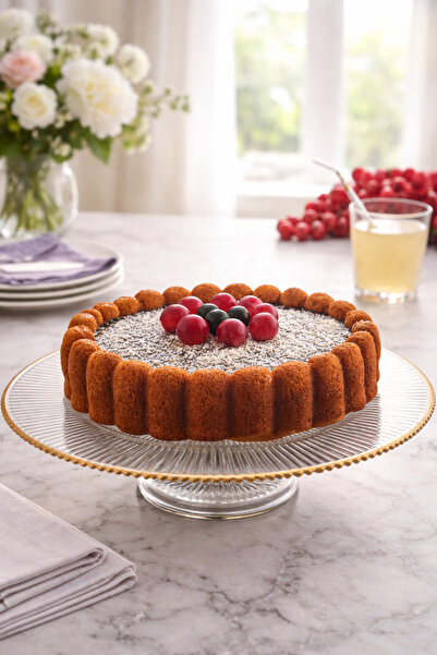 Mim Life Cam Ayaklı Servis Sunumluk | Lüx Pasta & Poğaça Standı | Şık Mutfak ...