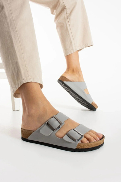 VIAJERO Παντόφλες Unisex με διπλή πόρπη για καθημερινή χρήση