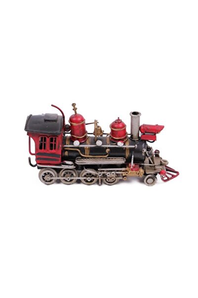 Otantik Çarşı Locomotivă decorativă din metal 1104E-2324SS