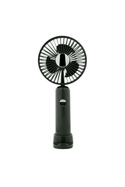 OEM Handheld Fan, With Desk Stand, 6 Speeds, with USB-C Charging, Green