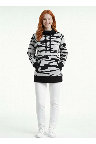 Neden Tekstil Γυναικείο φούτερ με σχέδια και κουκούλα