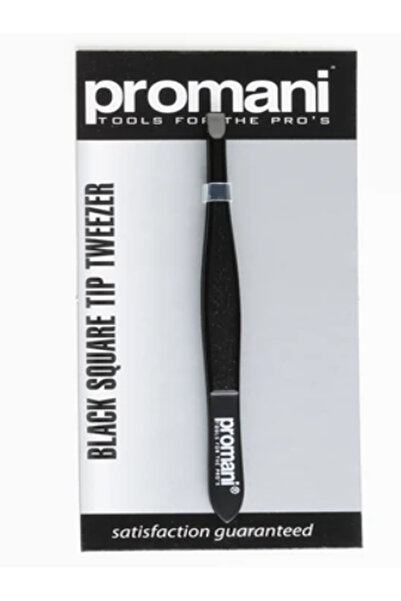 Promani REP PR-920 BLACK SQUARE TIP TWEEZER