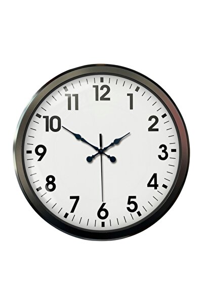 ForWhat 52cm Black Modern Wall Clock for Office Home Office Gift