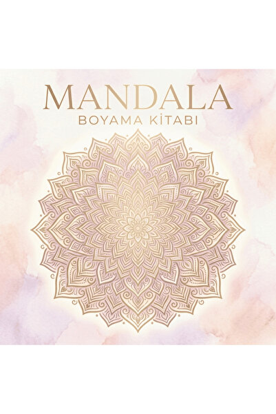 M&H Coloring Mandala - 21x21 cm Mandala Boyama Kitabı, Çocuk ve Yetişkinler için