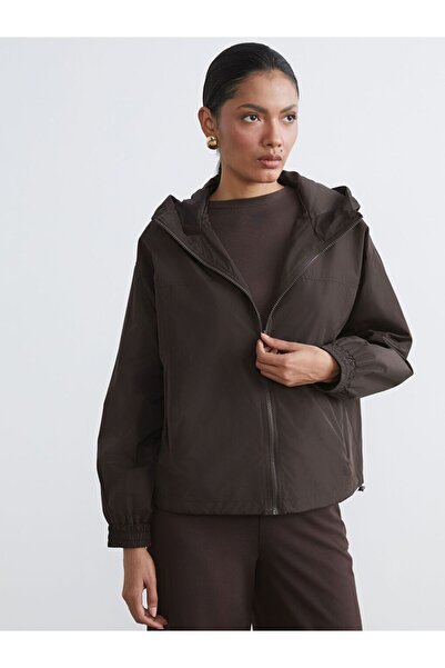 LC Waikiki Hooded Women's Raincoat