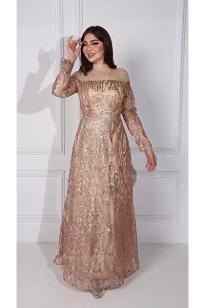 ٌRominz fashion فستان سهرة بتطريزات فاخرة - شحن محلي سريع