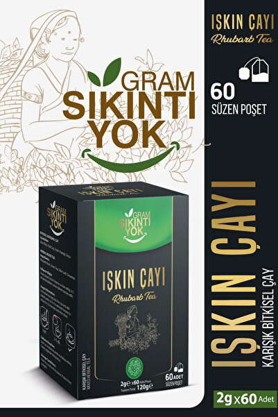 Gram Sıkıntı Yok Işkın Çayı Süzen Poşet Çay 60 Adet