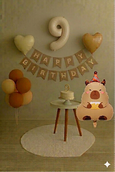 ÇITIPITISTORE مجموعة بالونات عيد الميلاد بتصميم كايبارا