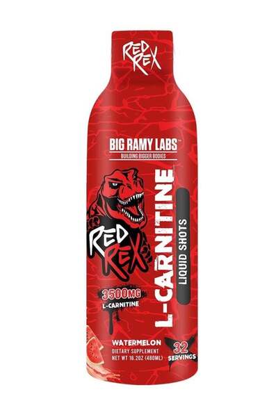 BIG RAMY LABS ريد ريكس إل-كارنيتين سائل 3500 ملغ، بنكهة البطيخ - قليل السعرات...