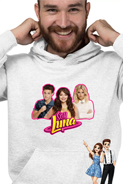 OEM Ανδρικό Φούτερ με κουκούλα Soy Luna Matteo Ambar