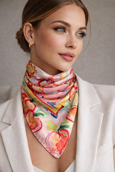 ZRN AKSESUAR Fular Hair Accessory, Can Be Used as an Orange Bag Accessory and...