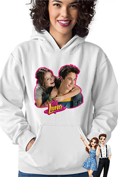 OEM Γυναικείο Φούτερ με κουκούλα Soy Luna Simon Love Valente