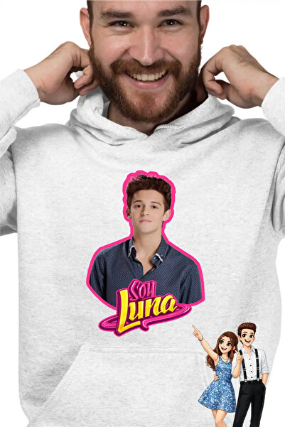 OEM Ανδρικό Φούτερ με κουκούλα Soy Luna Matteo Balsano