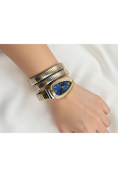 elfclock's Women's Snake Wristwatch