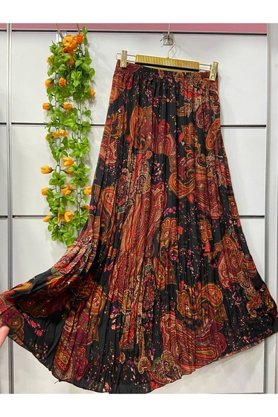 edu collection Authentic Patterned Viscose Woven Skirt