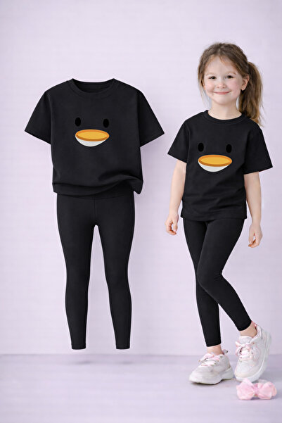 LORVEX Set de tricou și jambiere pentru fete, 100% bumbac, elastic, confortab...