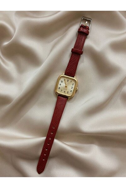 elfclock's Women's Snake Leather Look Wristwatch