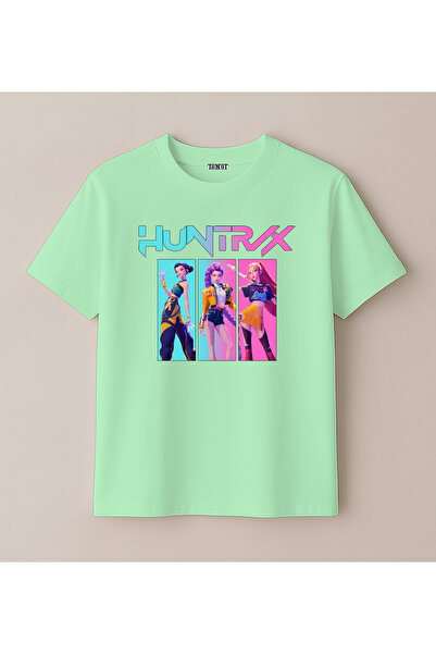 BLITZIST Kpop Demon Hunters - Demon Hunters Printed T-Shirt for Girls 4-13 Ye...