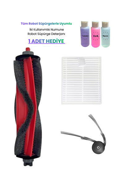 ROPALDE Perie principală compatibilă cu aspiratorul robot Roborock Q8 - FILTR...