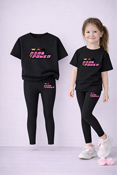 LORVEX Set de tricou și jambiere pentru fete, 100% bumbac, elastic, confortab...