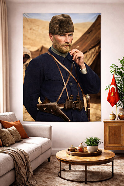 Vagonik Ataturk Wall Covering - Cotton Wall Covering