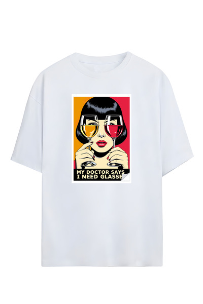 STİL-X Moj doktor kaže da mi trebaju naočare, unisex majica od 100% pamuka, v...