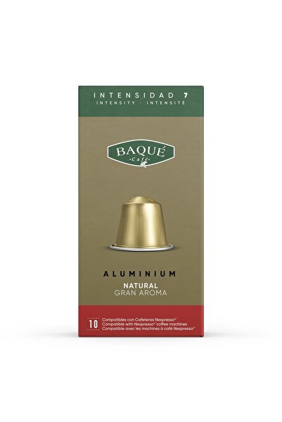 BAQUÉ Set of 10 Baque Coffee Capsules Compatible with Nespresso Gran Aroma
