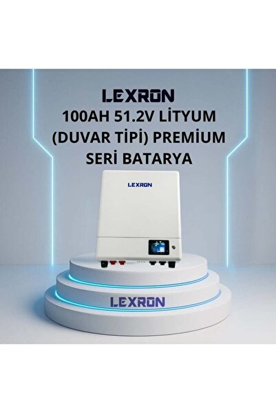 Lexron 100 Ah 51,2 V (51,2V) Premium Serisi LiFePO4 Lityum Batarya / Akü
