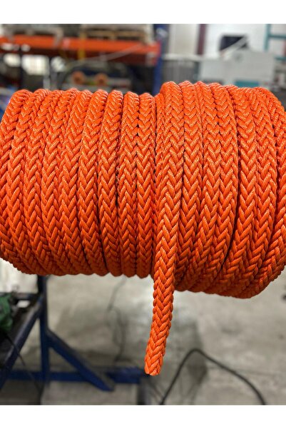 DEPO27 TURUNCU - 22 mm 12 Kollu Yüzen Halat - 20 Metre - Polipropilen Halat