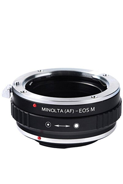 K&F CONCEPT Adaptor montura Minolta (AF)-EOS M de la Minolta AF/Sony A la Can...