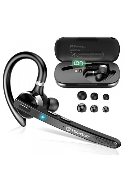 Techsuit Casca Bluetooth G9 TalkZen, A2DP, Negru