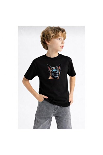 playwear Χαριτωμένο μπλουζάκι με στάμπα σκυλάκι, 100% βαμβακερό, με λαιμόκοψη...