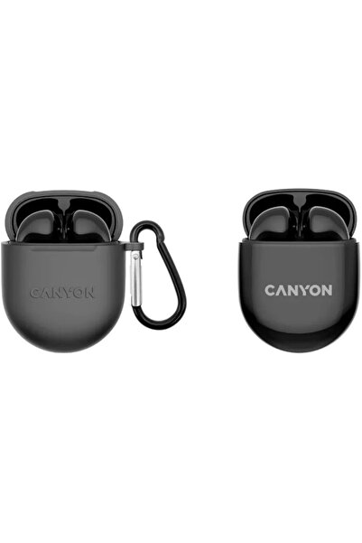 CANYON Casti True Wireless TWS-6, Bluetooth, Control tactil, Mod joc, Microfo...