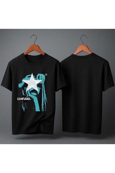 ELFERA Confused Printed T-Shirt