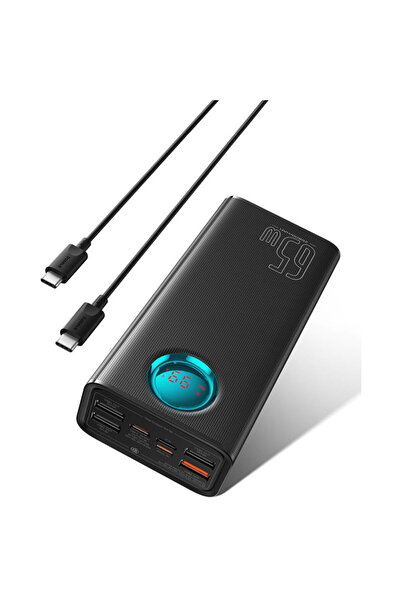 Baseus Baterie externă Ambilight P10022402113-00, 26800mAh, PD 3.0 65W, 4 x U...