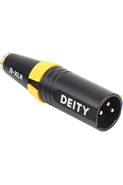 Deity Adaptor microfon D-XLR de la jack 3.5mm la XLR, Negru-Galben