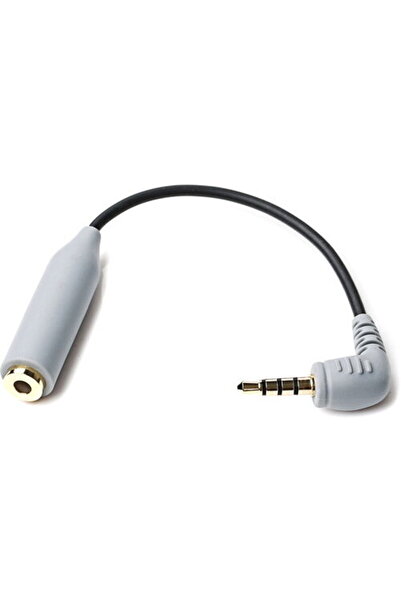 AS BOYA Cablu Adaptor microfon BOYA BY-CIP2 de la jack 3.5mm TRS la jack 3.5m...