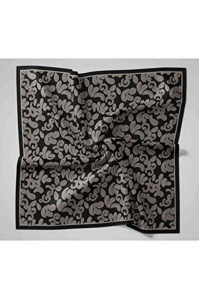 Silk Home Viskon Karışımlı Velora Eşarp Desenli İnce Dokulu Dökümlü 90X90