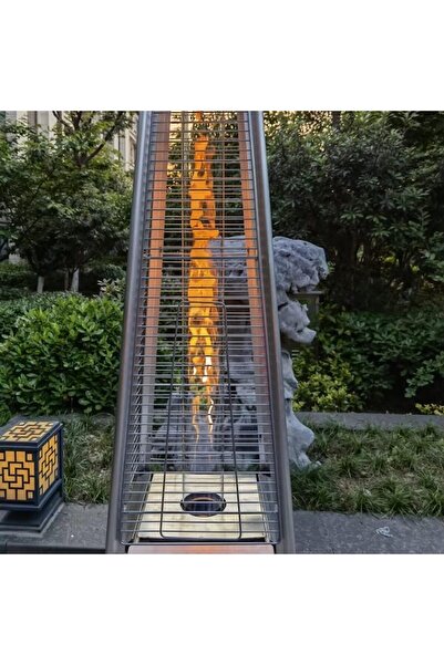 Generic Outdoor Patio Heater, Gas Pyramid Patio Heater Outdoor Garden Stainle...