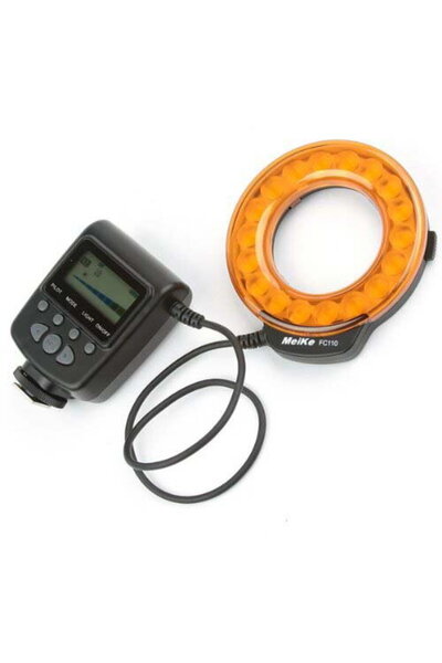 Meike MK-FC100S Lampa macro pentru Sony cu LED-uri si functie blitz