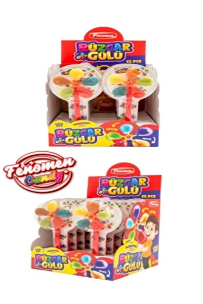 Emrah Gültekin Phenomenon Wind Rose Candy 12 Pieces Colorful Confectionery Fu...