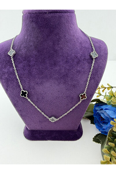 Butik Küçük Yonca Çelik Kolye