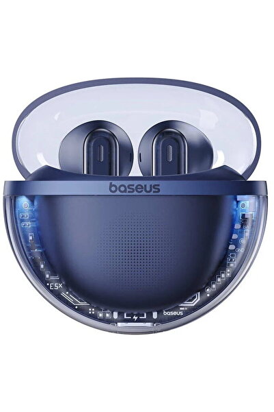 Baseus Casti wireless Bowie E5x, Bluetooth 5.3, Microfon, Albastru