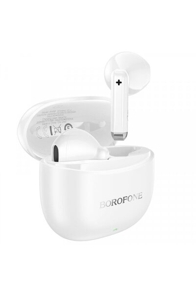 Borofone Casti Bluetooth TWS BW88 Deep Rhyme, Alb