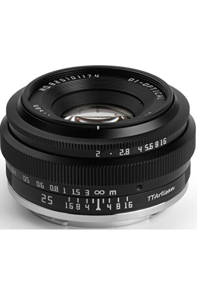 TTArtisan Obiectiv manual 25mm F2 negru Fuji FX