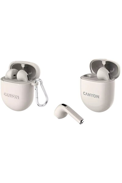 CANYON Casti True Wireless TWS-6, Bluetooth, Control tactil, Mod joc, Microfo...