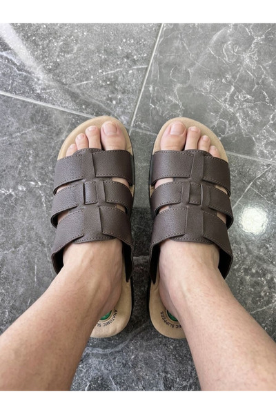 ALB TERLİK AYAKKABI SAN. TİC. LTD. ŞTİ. Men's Orthopedic Slippers - Non-Slip ...