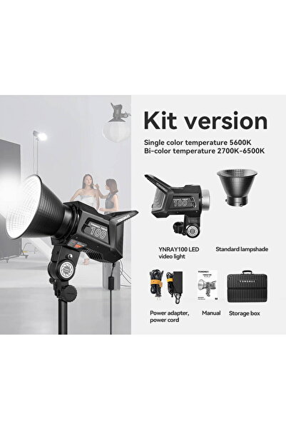 Yongnuo Kit Lampa Video LED COB 120W Smart YNRAY100WKIT 5600k